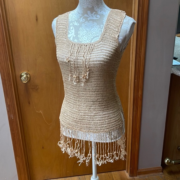 Buffalo David Bitton Tops - NWT!  Buffalo David Bitton crochet tank. SIze L